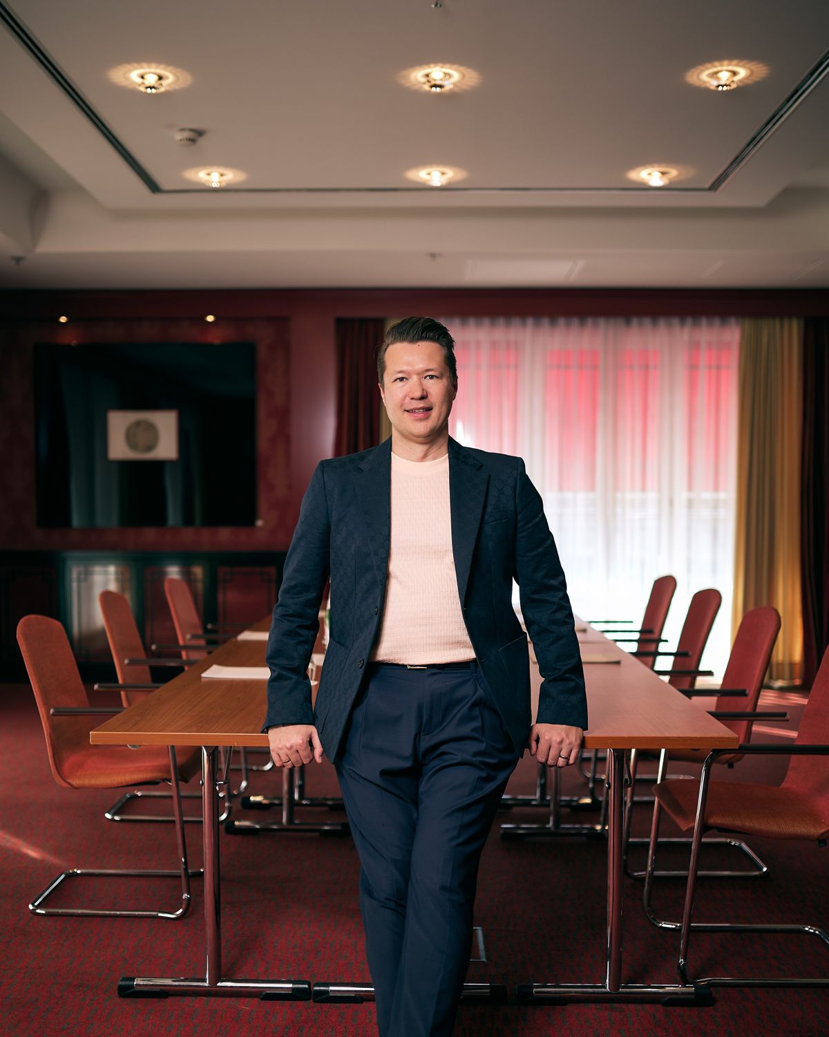 Paul Littau im Konferenzraum
